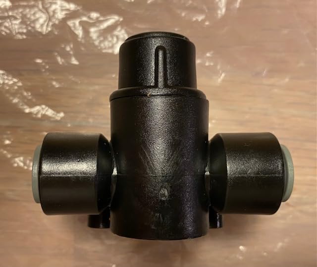 Vanne d'inverseur 3/8 pour eau et air compacte de 0 à 65 PSI