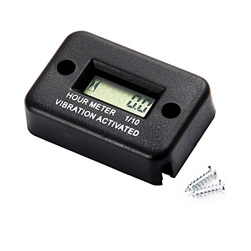 RuleaxAsi Medidor de horas de vibração para barco de moto ATV Snowmobile impermeável