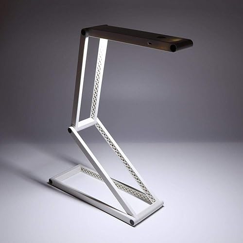 Miniatura 2 de GOTOTOP Lámpara de escritorio LED plegable portátil USB recargable luz de mesa 2 modos regulable para leer estudiar camping dormitorio oficina 300lm