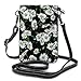 Produktbild Handy Geldbörse Crossbody Beauty Daisy Frauen Pu Leder Mode Handtasche mit verstellbarem Riemen
