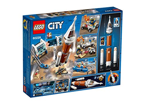City Razzo Spaziale e Centro di Controllo, Set Spedizione su Marte, Giocattoli per Bambini Ispirati alla NASA, con Minifigure di Astronauti, Scienziati e Robot, 60228 - Lego - Immagine 3
