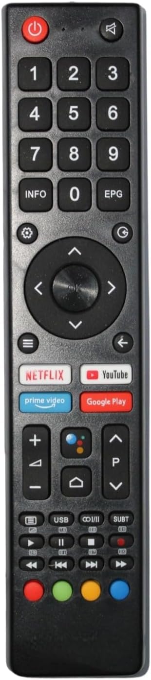 Nate Wansa Smart TV Remote Control, Black