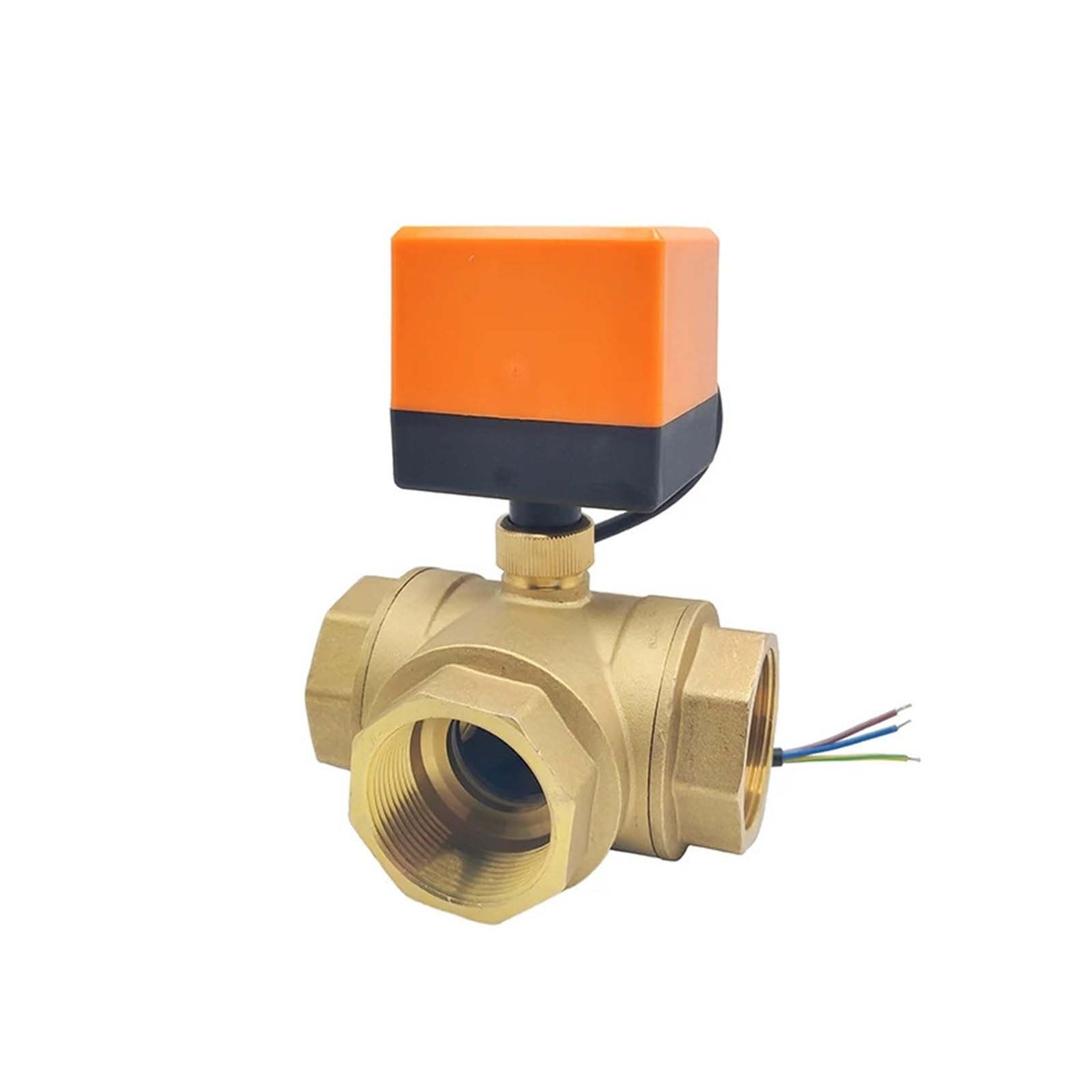 MXXDMOPD 1-1/2" three-way ball valve AC220V DC12V DC24V(12VDC)