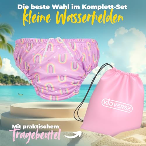KIDVERSE Schwimmwindel Baby 1-2 Jahre - Schwimmwindeln wiederverwendbar – Ansicht 3