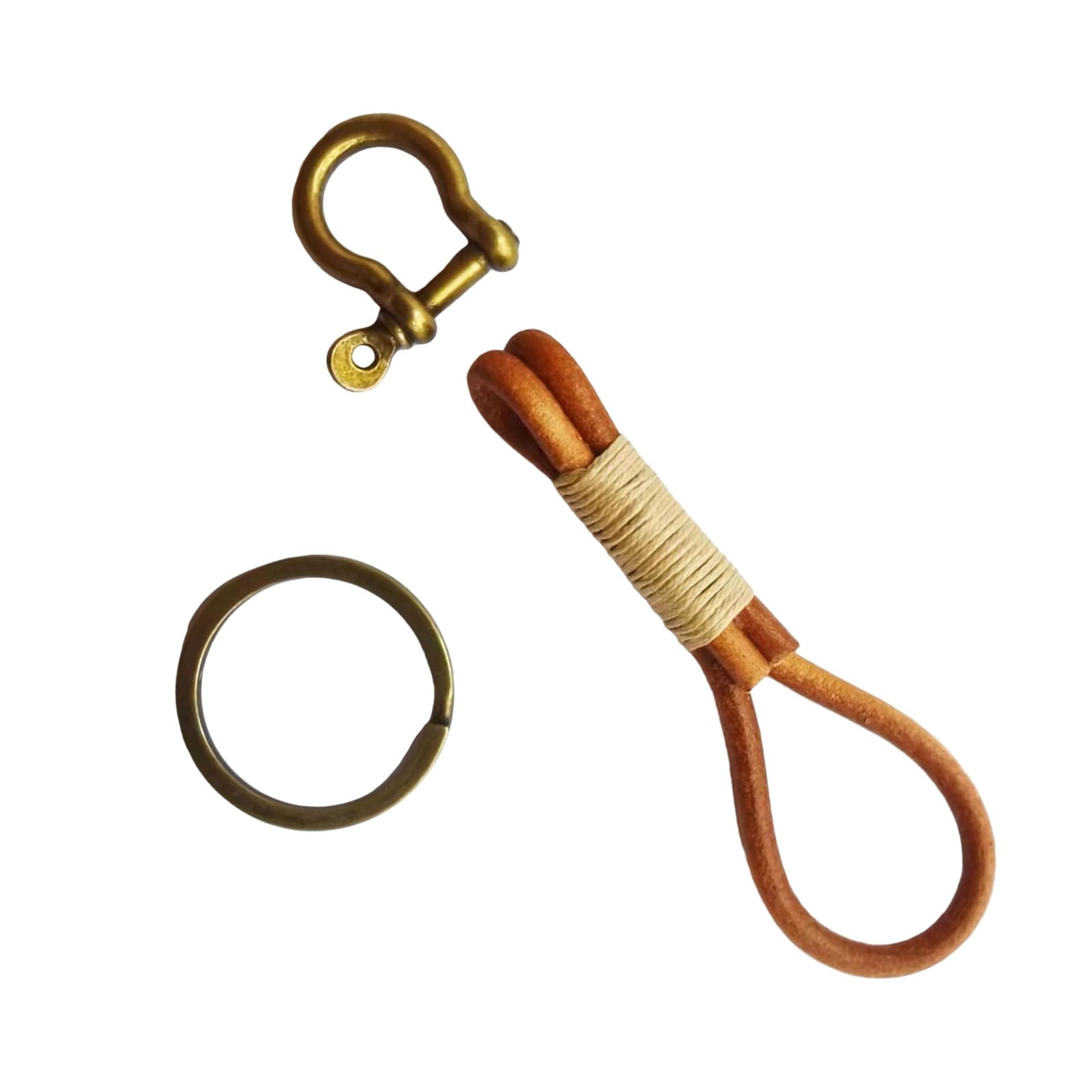 Vintage Braided PU Leather Keychain Decorative Pendant With Spring Closure For Unique Charm Enthusiasts And Car Lovers Handmade Pu Leather Keyring