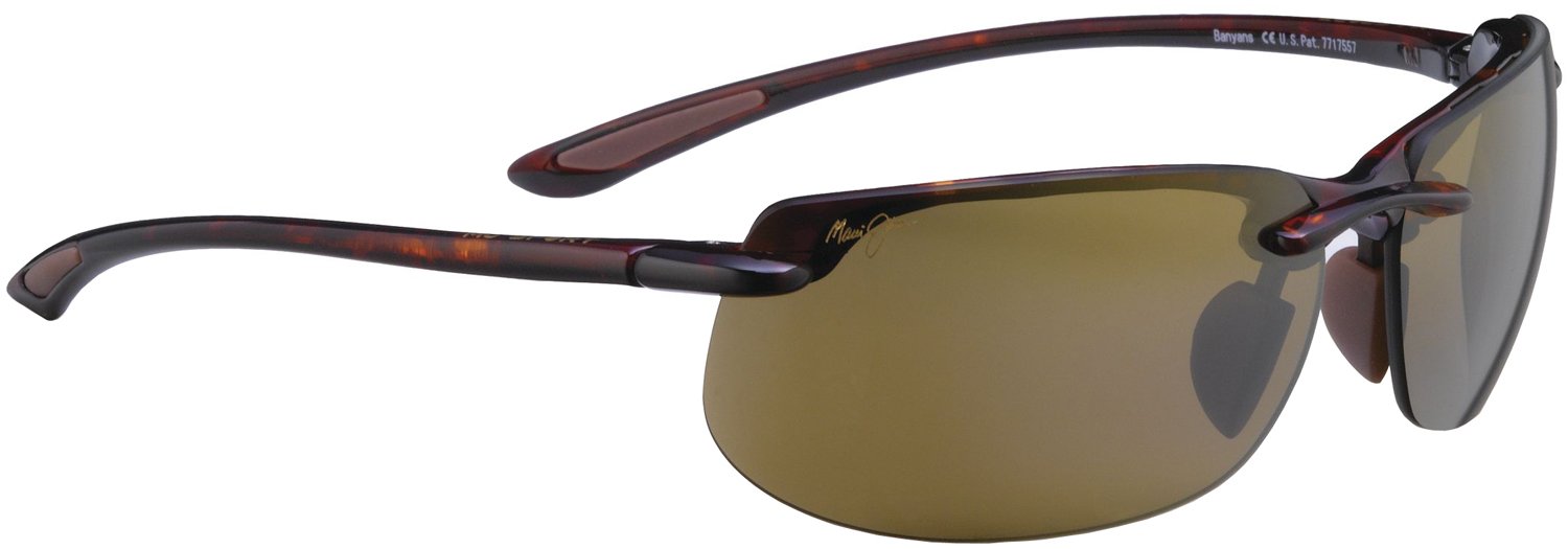 GAFAS MAUI JIM - Banyans_H412-10 C: BROWN/EYE SIZE: 70 TEMPLE LENGTH: 130 VERTICAL SIZE: 41 Cura della persona e salute