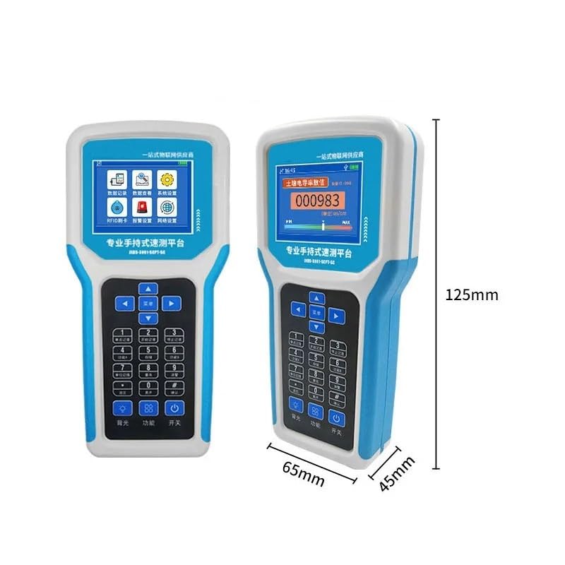 7 in 1 Soil Detector NPK ph Temperature and Humidity Water Sensor Conductivity EC Fertility Nutrient Rapid Meter(T and H and PH)