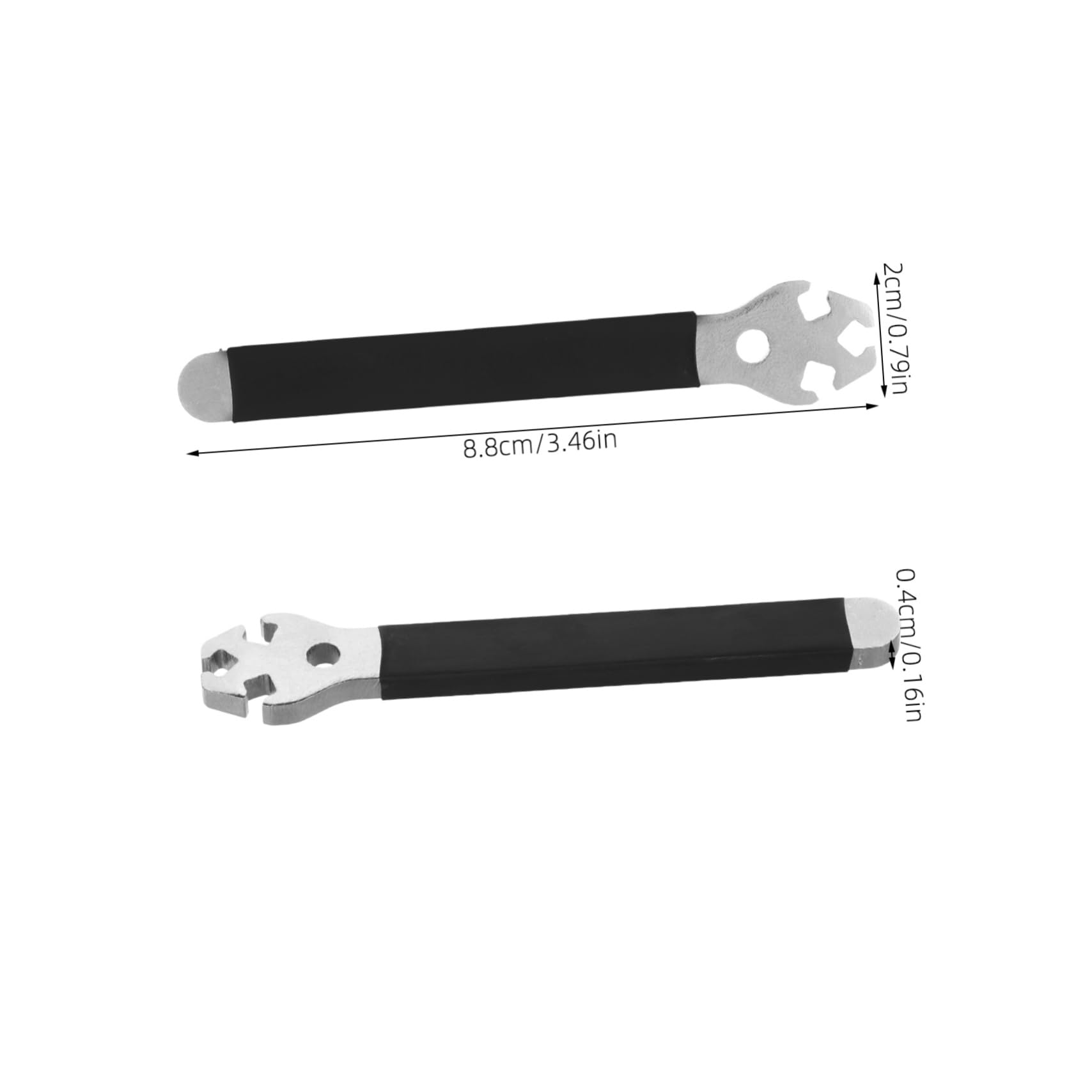 Abaodam Mountain Bike Spanner Wrench Tool Ratchet for Accurate Wheel Truing Multiuse Maintenance Tool Cap Installer Compact Design for Easy Carrying