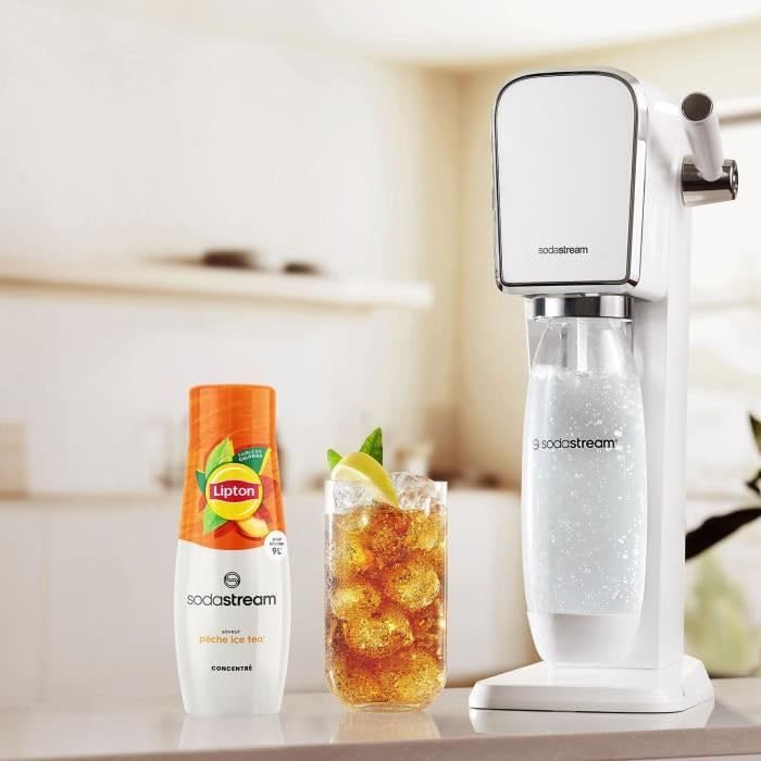 SodaStream Lipton Ice Tea - Juego de 6 concentrados para máquina de agua con gas y soda | Prepare hasta 9 litros de Lipton en segundos sabor original, 440 ml