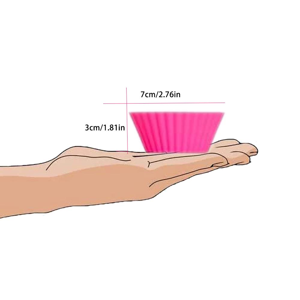 Naiocase Stampi per Dolci in Silicone, 32 Pirottini Riutilizzabili per Muffin, Torte, Budini, Focaccine, Gelati