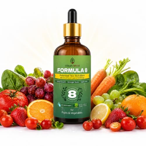 Image of Formula 8 - Micronutrient Liquid 100ml | Zinc + Boron + Molybdenum | India-Patented Tea Extract Concentrate | 100% Water-Soluble | Plant Growth Booster for Fruits & Vegetables