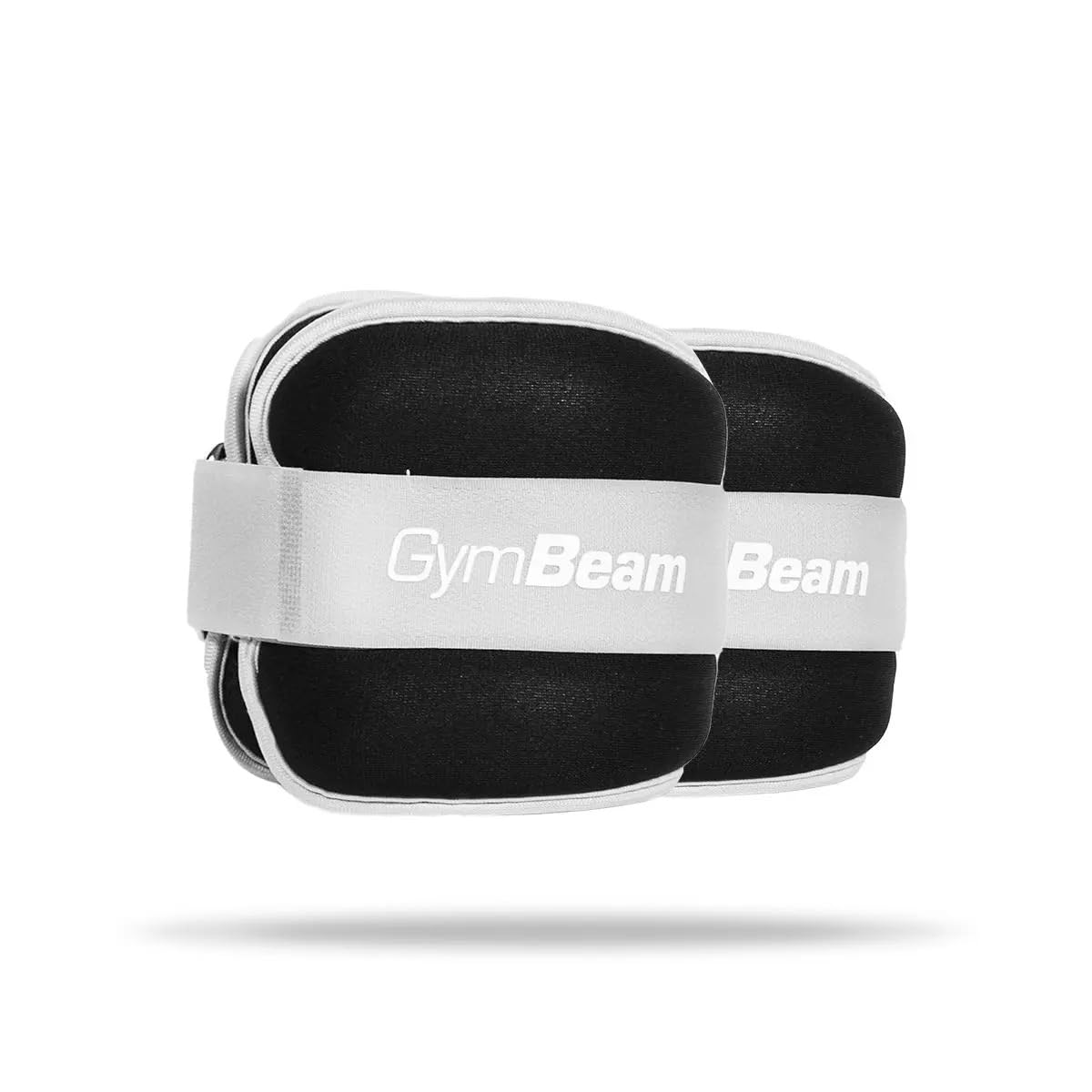 GymBeam - Knöchel- und Handgelenks Gewichtsmanschetten - Gewichtsriemen, Manschetten für Füße und Handgelenke, Zusatzgewichte für Kraft- und Cardiotraining, ideal für zuhause Schwarz