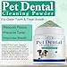 ARMOYA Dog Dental Powder - Teeth Cleaning Powder for Dogs - Dog Dental Care - Plaque & Bad Breath Off P-owder D-og - D-ental Care Supplies for Small - Medium - Large Do-gs