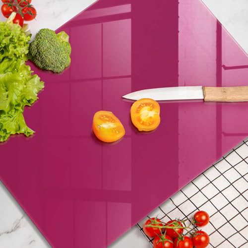 Planche à Découper Induction Wallfluent Protection Plaque Cuisson Rose 40x52 cm
