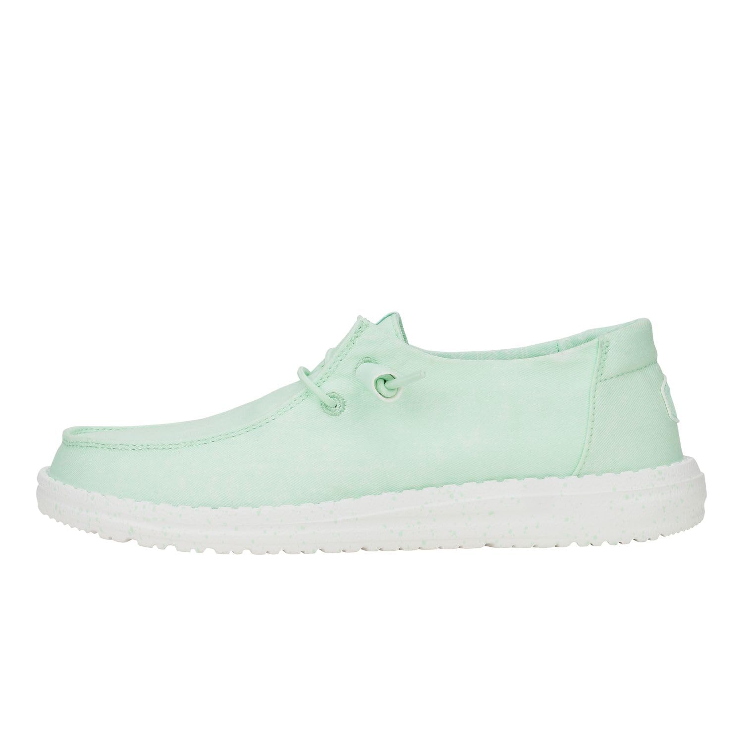 HEYDUDE Wendy Stretch Canvas - Zapatos Estilo Mocasín para Mujer, Bay Blue, 39