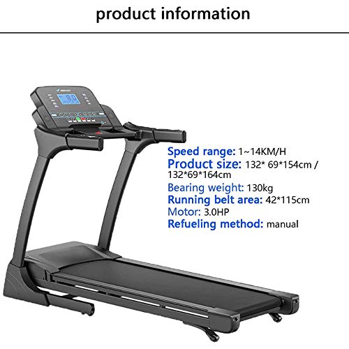 Image of Folding Treadmills Treadmills, Home Treadmill Folding Motorised Treadmill Intelligent Multifunctional Treadmill, Foldable Household Shock Absorption