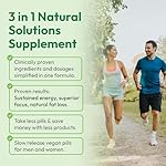 Mida Health® Daily Boost 3-in-1 Weight Loss, Energy, Focus Support for Women & Men | 7-Keto DHEA Thermogenic with Natural Caffeine, CoQ10, B12, Ginkgo, Ginseng, L-Theanine, Folate | 90 Capsules - Image 4