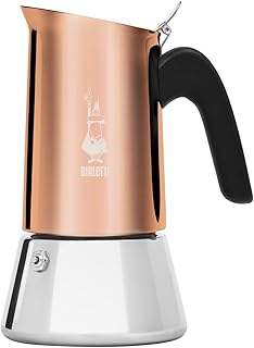 Bialetti máquina de espresso fogão de aço inoxidável com 6 xícaras ven