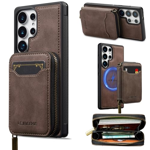 Housse Samsung S25 Ultra café le compagnon en cuir idéal pour vos déplacements et sorties