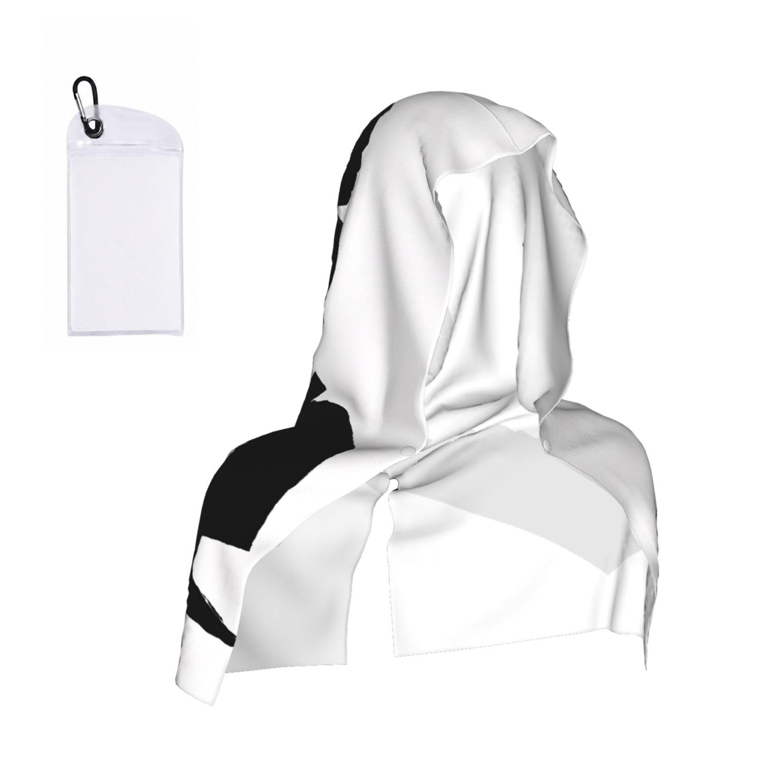 ESNAIUVCD Karate Men Print Multifunctional Cooling Hoodie Bandana Portable Sweat Absorbing Design For Beach Workouts Exercise Heat Relief Accessories