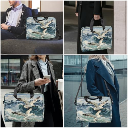Maletín para portátil unisex 15.7x3x11.8 in resistente al agua miniatura 2