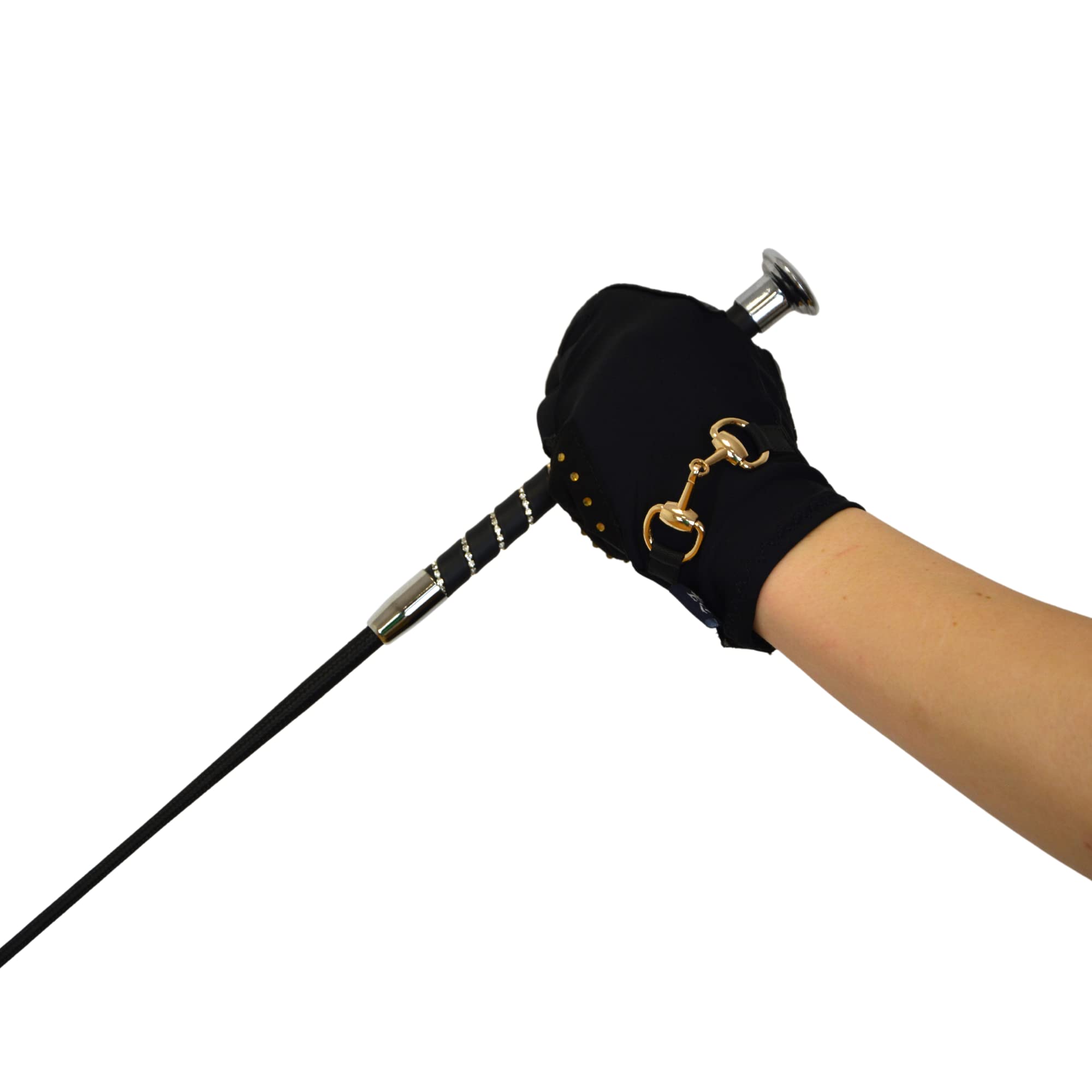 Reithandschuhe Damen Leder Touchscreen – elastische Lycra Handschuhe mit rutschfestem Grip, Ganzjahres-Reithandschuhe - Trangan