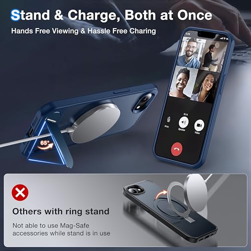 Coque iPhone 16e/17e avec support 2en1 idéal pour vos trajets et appels vidéo - 2