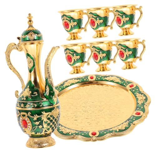 Set théière vintage avec pichet de service pour éviter l'amertume du thé infusé - 2