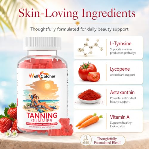 Wellcatcher Tanning Gummies Supplement