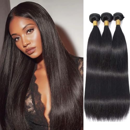 Extensions double weft en cheveux humains de grade supérieur lot complet lisse et soyeux