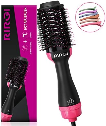 Hair Dryer Brush,Hot Air Brush One Step Hair,Professional Salon Hair Dryer & Volumizer 3-in-1 Negative Ion Straightening Brush Salon and Curly Hair Comb Reduce Frizz and Static Suitable for All hair