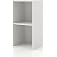 Homes: Inside + Out Apexa 2-Cube Storage Organizer Shelves, Stackable Wood Bookcase Fits Cubby Bins for Organization, Dorm Te