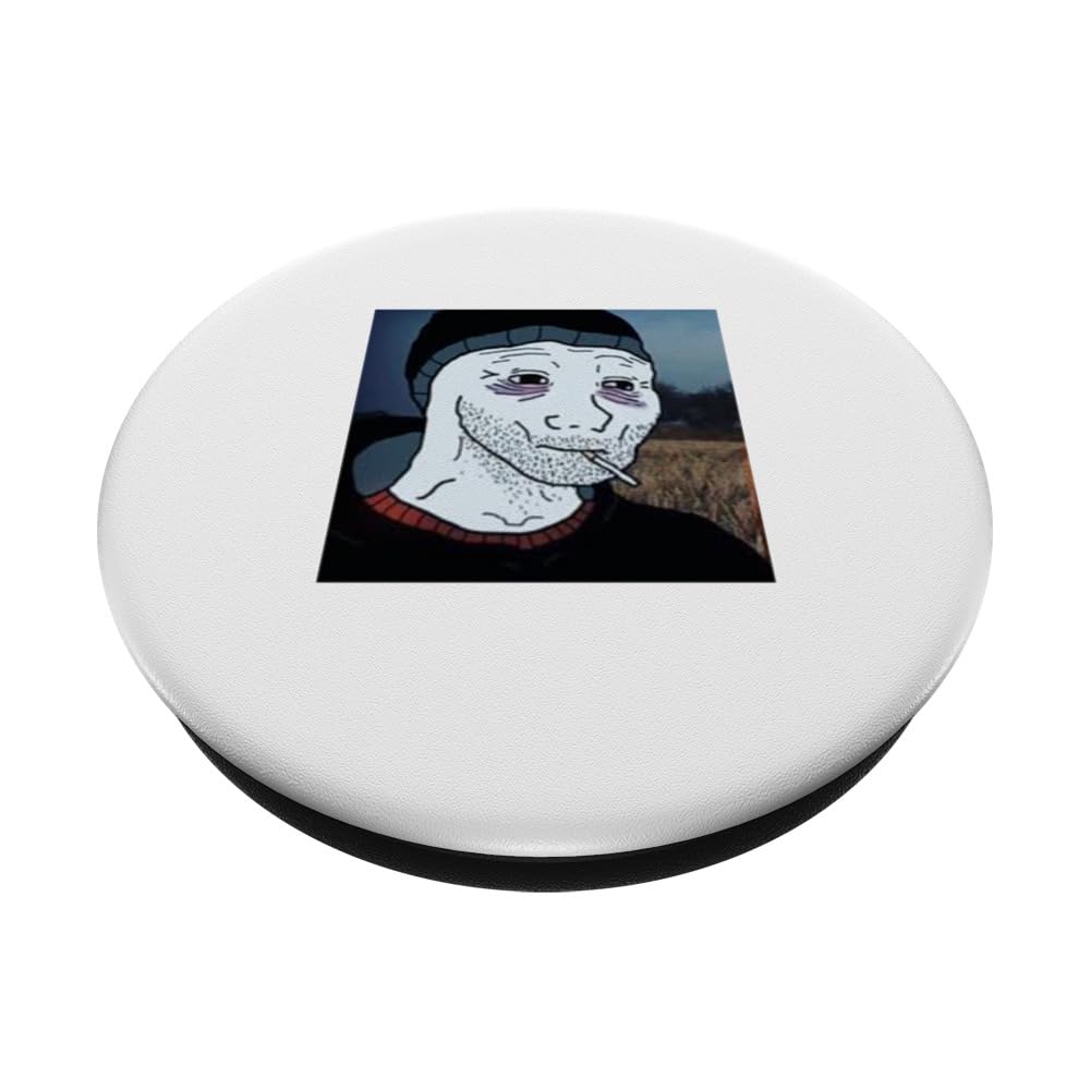 Amazon.com: Feels Guy Wojak Meme Doomer PopSockets Standard PopGrip : Cell  Phones & Accessories