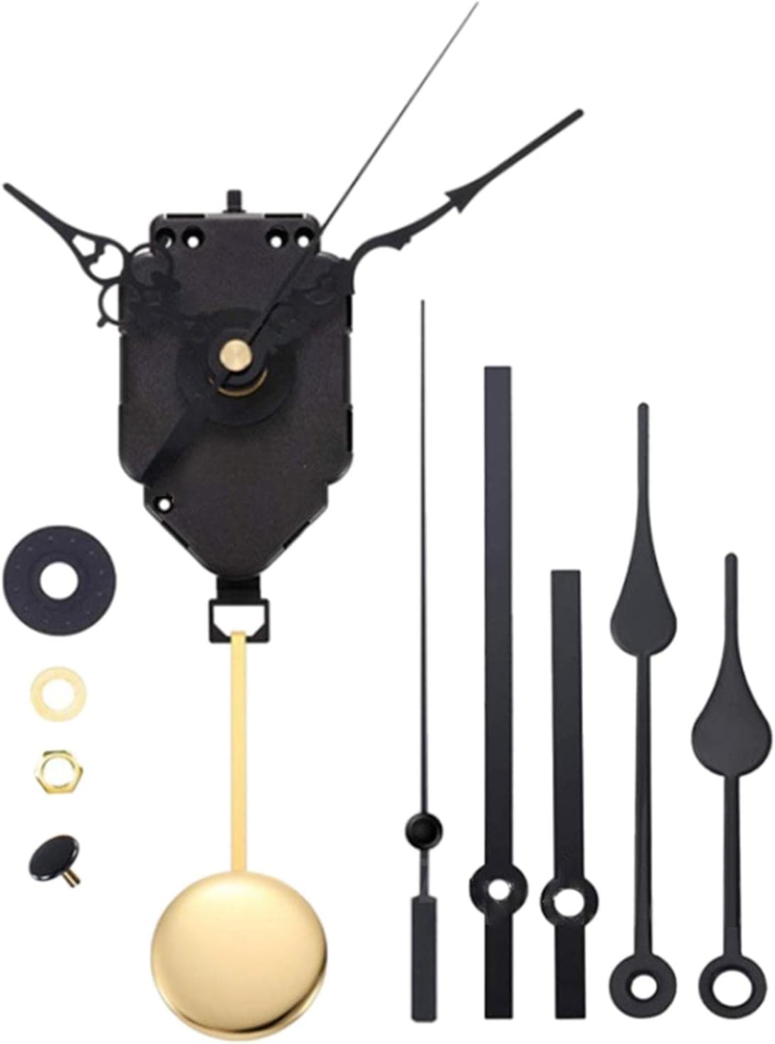 CALANDIS® Pendulum Clock Movement Replacement DIY Pendulum Clock Parts 3 Set Hands'