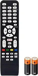 Controle Remoto Compatível com Smart TV AOCC, LED LCD, com Pilhas Integradas