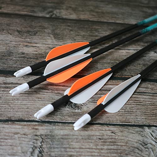Hosolee 36 Pack Archery Fletches 4 Inch Arrows Vanes Plastic Fletching For Diy Shafts Hunting Targeting #TOP2