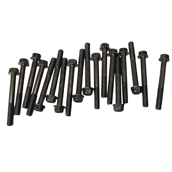 Cylinder Head Bolt 16241-03450 16216-03450 Compatible for Kubota D905 D1005 D1105 D1305 V1505 05 Series 18PCS
