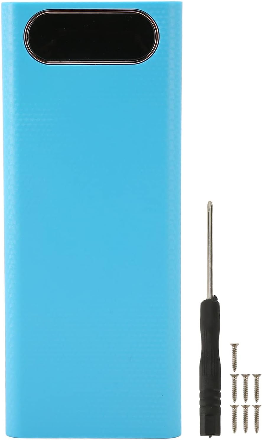 DIY Power Bank Box, Tragbares 8x21700 Akkuladegerät Gehäuse mit Zwei