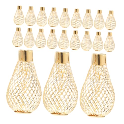 Veemoon 30 Piezas Hollow Wire Bulb Cage Covers For Christmas String Lights DIY Pendant Light Accessories In