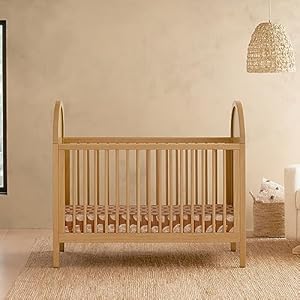   babyletto-Bondi-Cane-3-in-1-Convertible-Crib-with-Toddler-Bed-Conversion-Kit-in-Honey-with-Natural-Cane-Greenguard-Gold-Certified