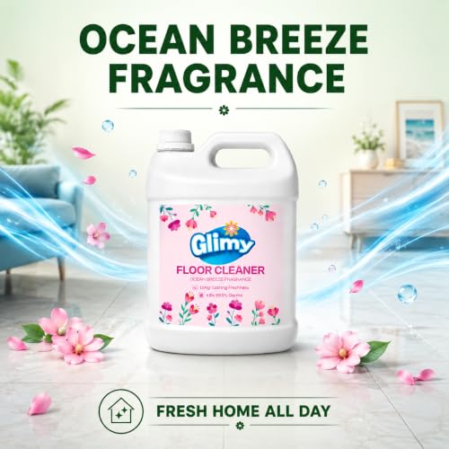 Image of Disinfectant Floor & Surface Cleaner Liquid | 4.5 Litre | Ocean Breeze Fragrance | Removes Dirt & Grease | Kills 99.9% Germs | Extra Shine | Safe for Kids & Pets