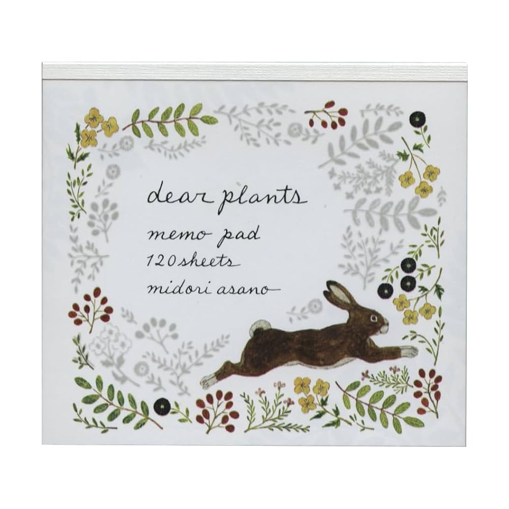 浅野　みどり　さん　ブロックメモ　dear   plants 楽天市場】ブロックメモ 浅野みどり [ dear plants / three o