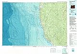 Oregon Maps - 1993 Gold Beach, OR - USGS Historical Topographic Wall Art - 62in x 44in, Large Wall Art Map