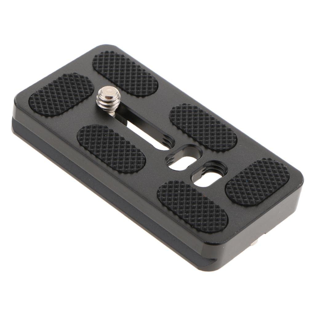 CALANDIS® Pu-70 Camera Quick Release Plate Universal Mount for Tripod Ball Head .W/ 1/4 Inch Standard Screw Compatible with Arca Swiss | Metal Alloy