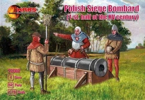 Mars Figures 72062-1/72 Polish Siege Bombard (1-st Half of The XV Century)