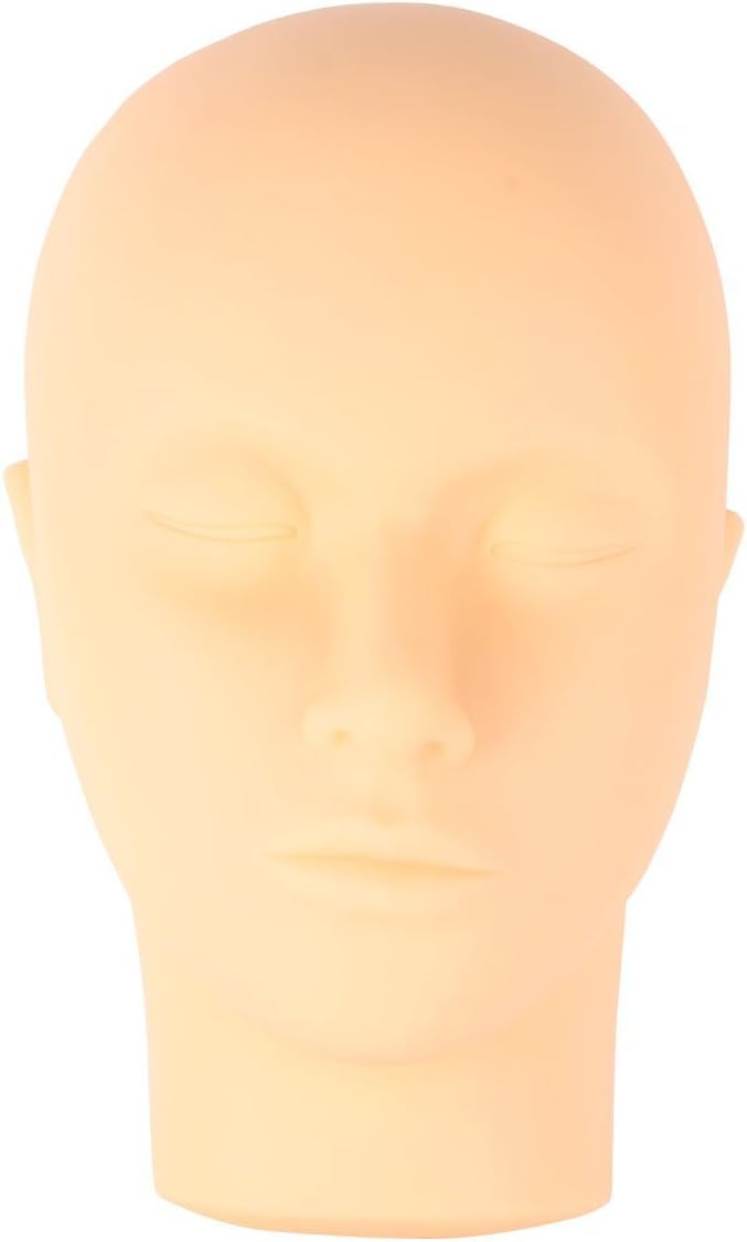 Pro Mannequin Training Head Eyelash Eye Extension Practice Make up Face Painting Soft Gift By Xx Shop (P1)