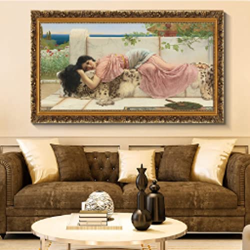 Toile Belle au Bois Dormant pour sublimer un grand mur vide