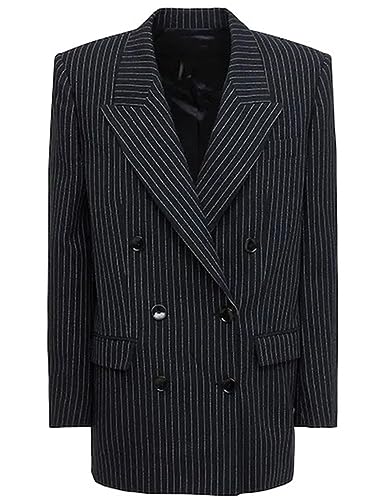 Veste de costume rayé femme Kromoc : le blazer chic idéal pour vos rendez-vous pros