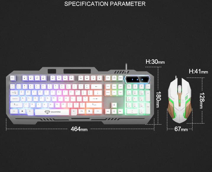 Teclado Gamer Feiyx Conectividad Usb miniatura 2