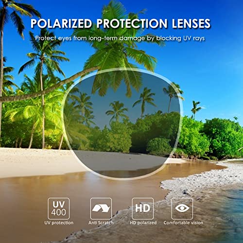 LifeArt Unisex Polarized Sunglasses&UV400 Protection,Stylish for Men/Women4